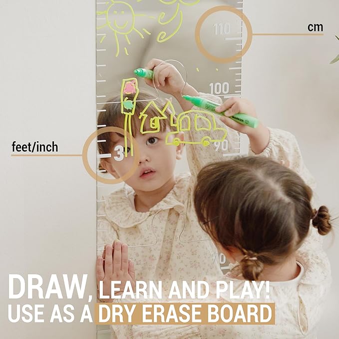 Growth Chart Mirror for Kids