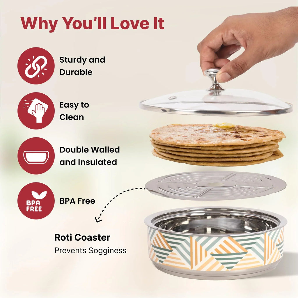 Stainless Steel Casserole with Lid