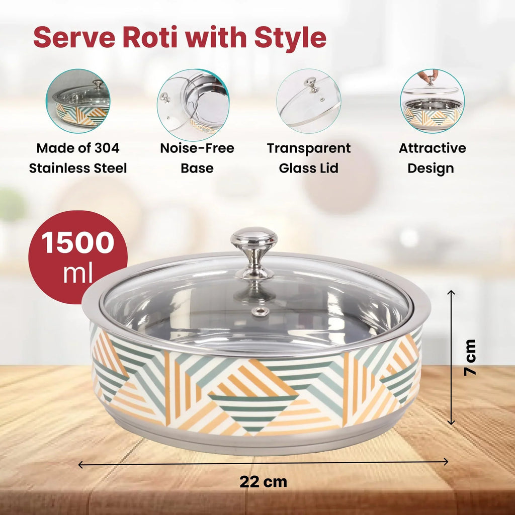 Stainless Steel Casserole with Lid