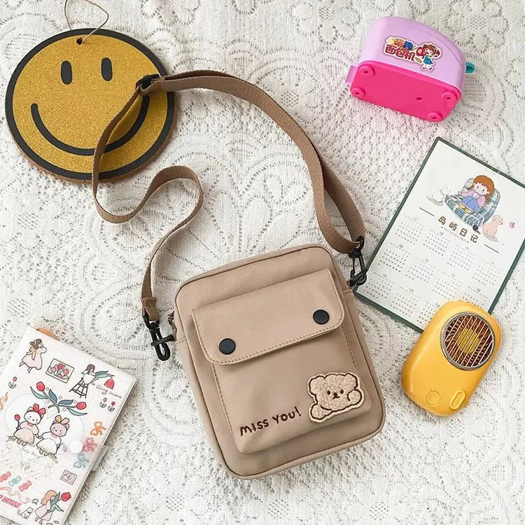 Cartoon Bear Crossbody Bag