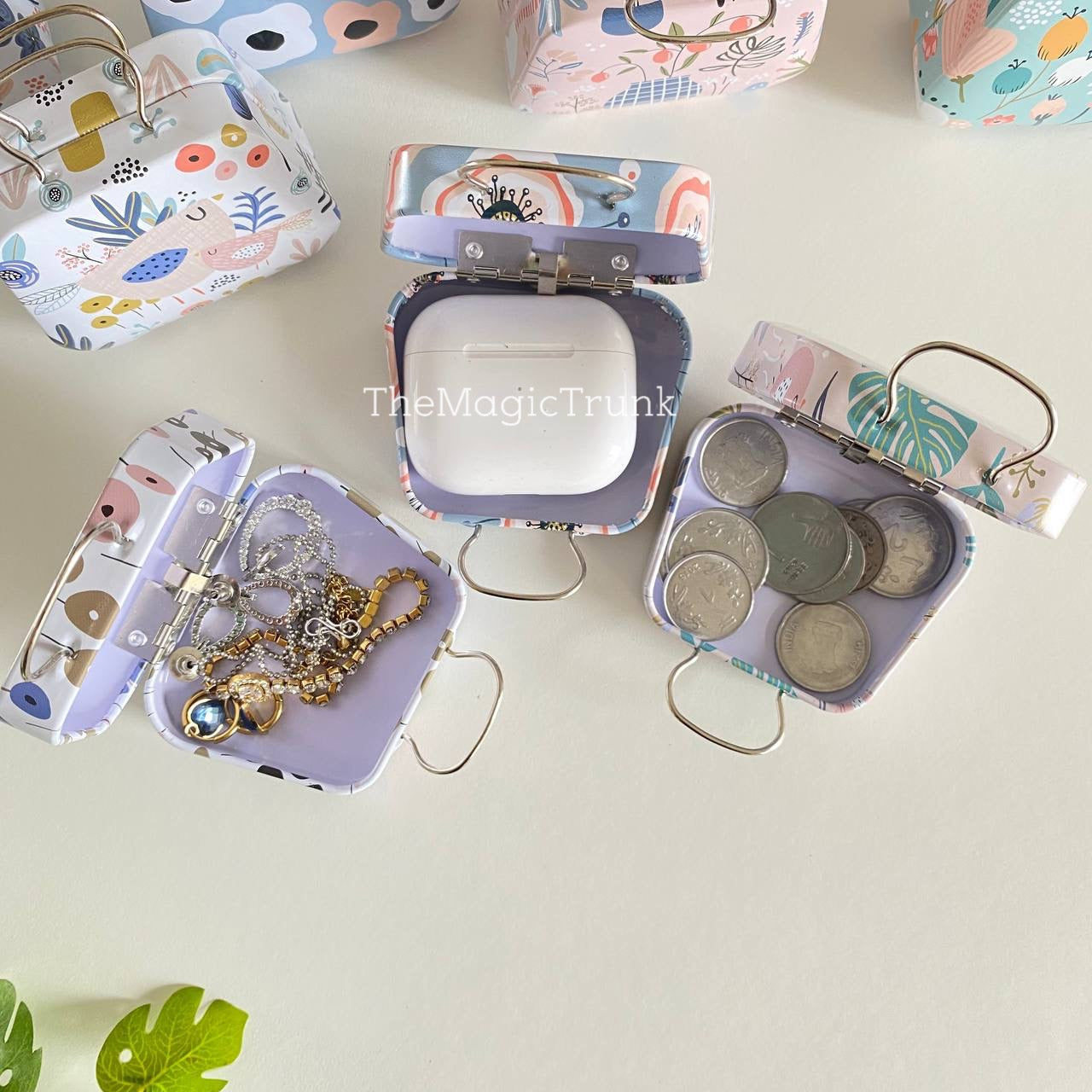 Suitcase Shape Tin Box