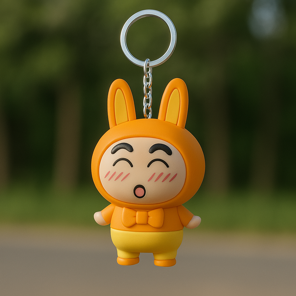 Shinchan Music Keychain