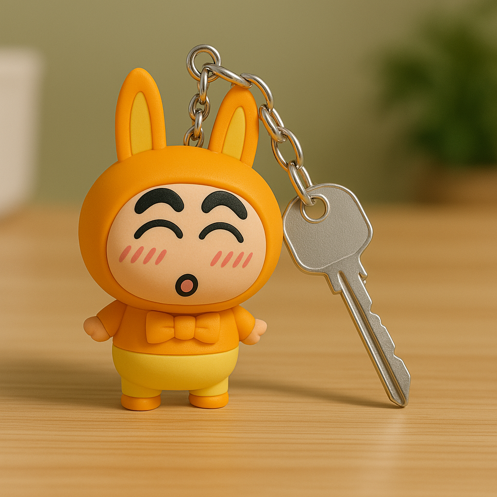 Shinchan Music Keychain