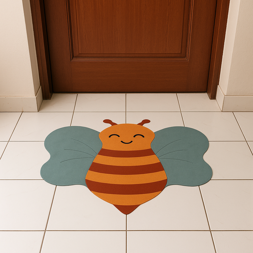 Honey Bee Door Mat