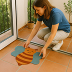 Honey Bee Door Mat