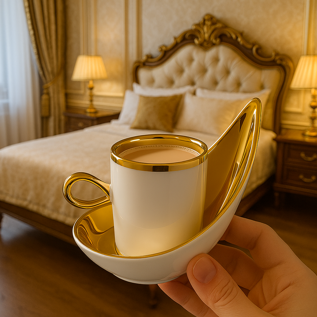 Luxury Crescent Moon Cup Set