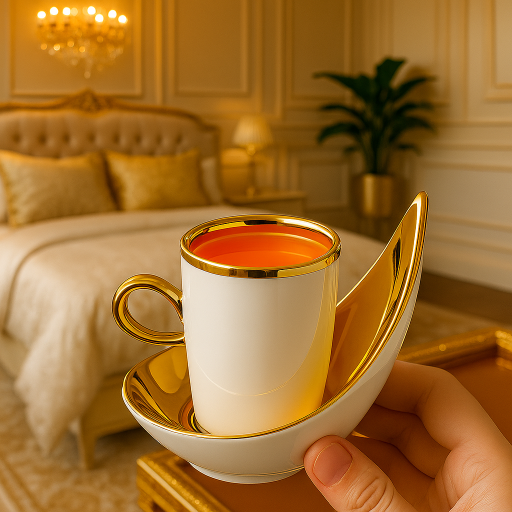 Luxury Crescent Moon Cup Set