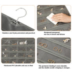 Double Sided Jewelry Hanging Bag (36 Pockets)