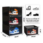 Stackable Shoe Organizer (BLACK)