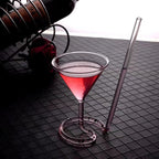 Spiral Cocktail Glass