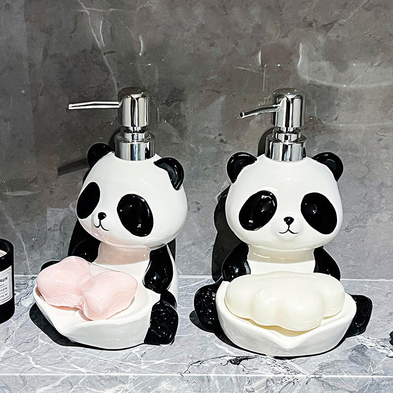 Panda 2-in-1 Soap Dispenser