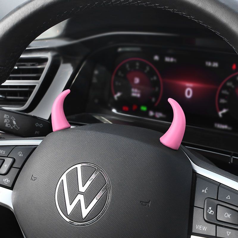 Devil Car Horns Sticker (2 Pairs)