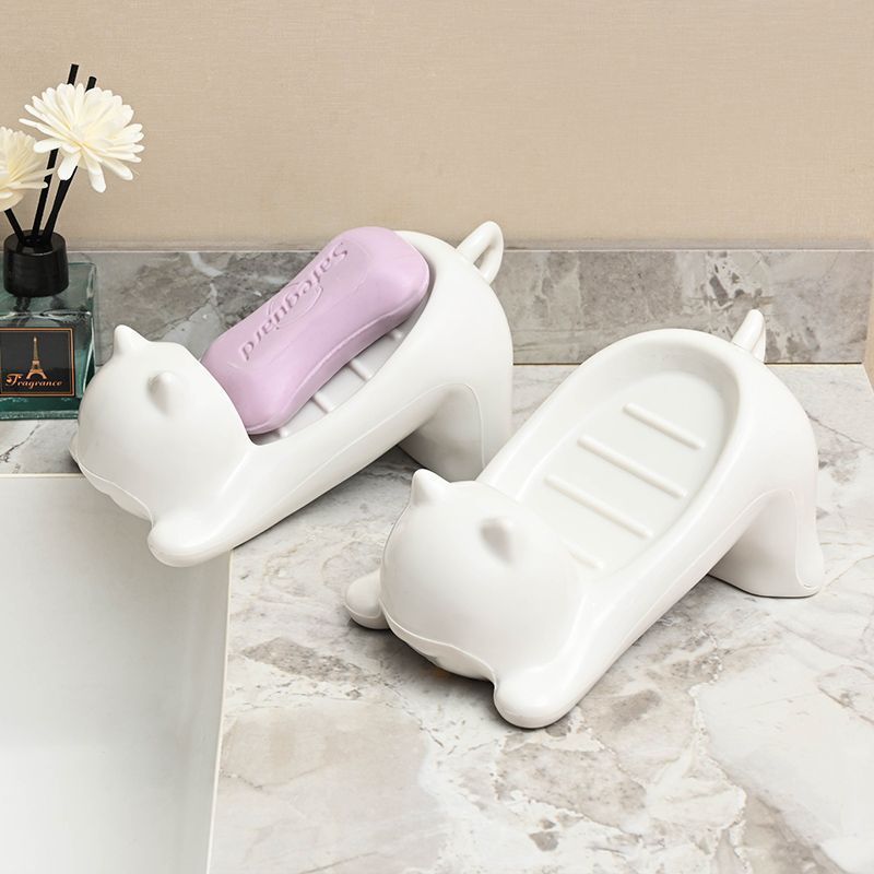 Cat Soap Holder (Pack Of 2)