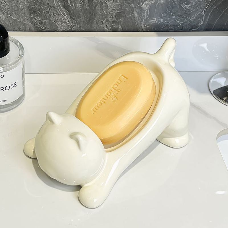 Cat Soap Holder (Pack Of 2)