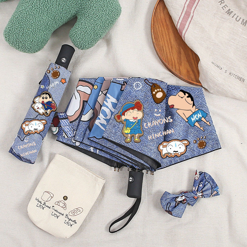 Crayons Shinchan Cartoon Umbrella