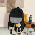 Backpack with Bear Charm
