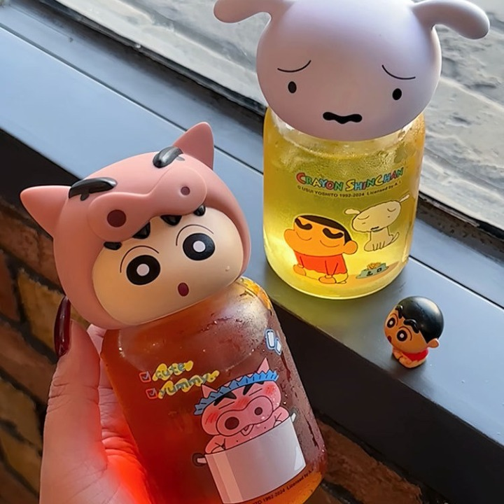 Cute Cartoon Glass Cup
