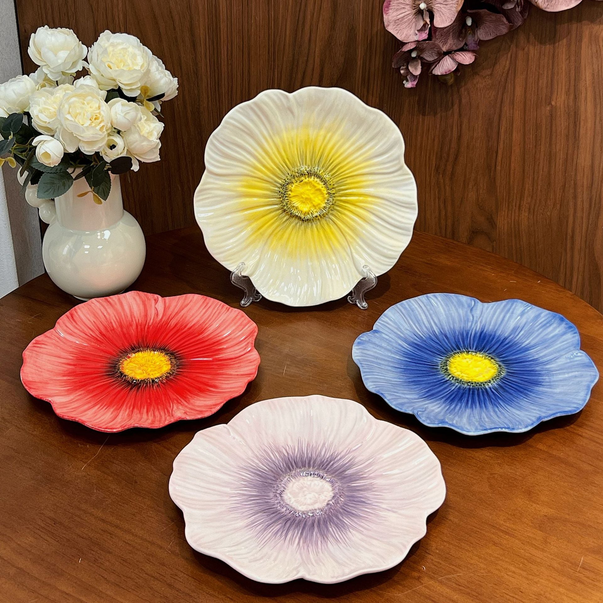 Flower Shape Dinner Set