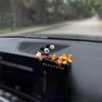Mickey Donald Duc Car Ornaments (set of 2)
