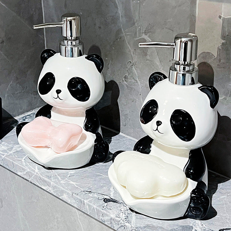 Panda 2-in-1 Soap Dispenser