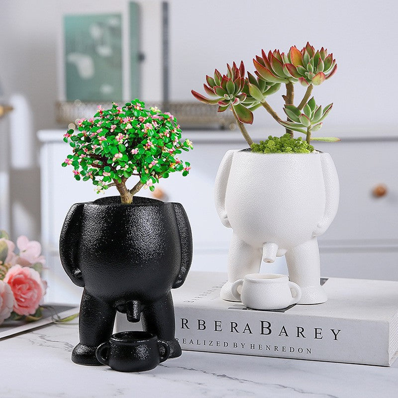 Body Shaped Flowerpot
