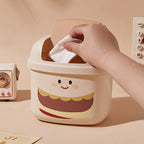 Cute Hamburger storage Bucket (Pack Of 2)
