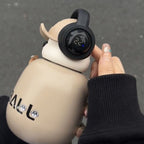 Earphone Bear Water Bottle