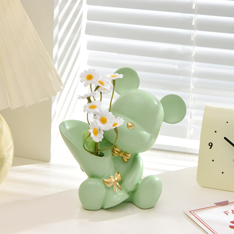 Cute Bear Flower Vases