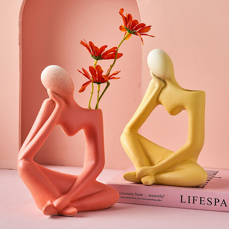 Figure Statue Vase