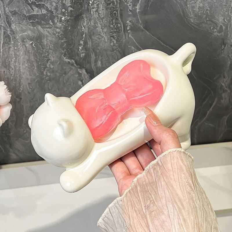 Cat Soap Holder (Pack Of 2)