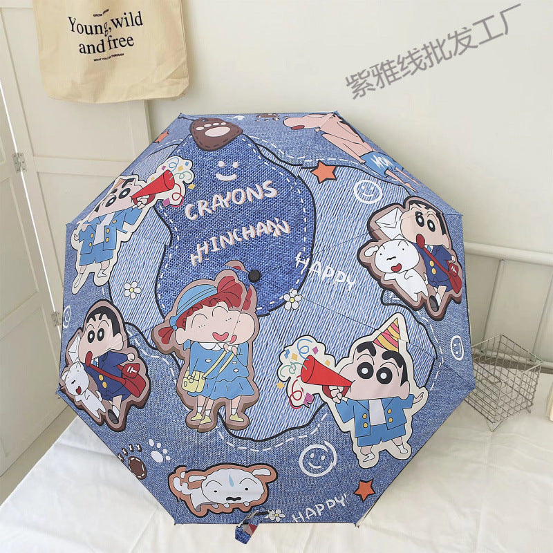 Crayons Shinchan Cartoon Umbrella