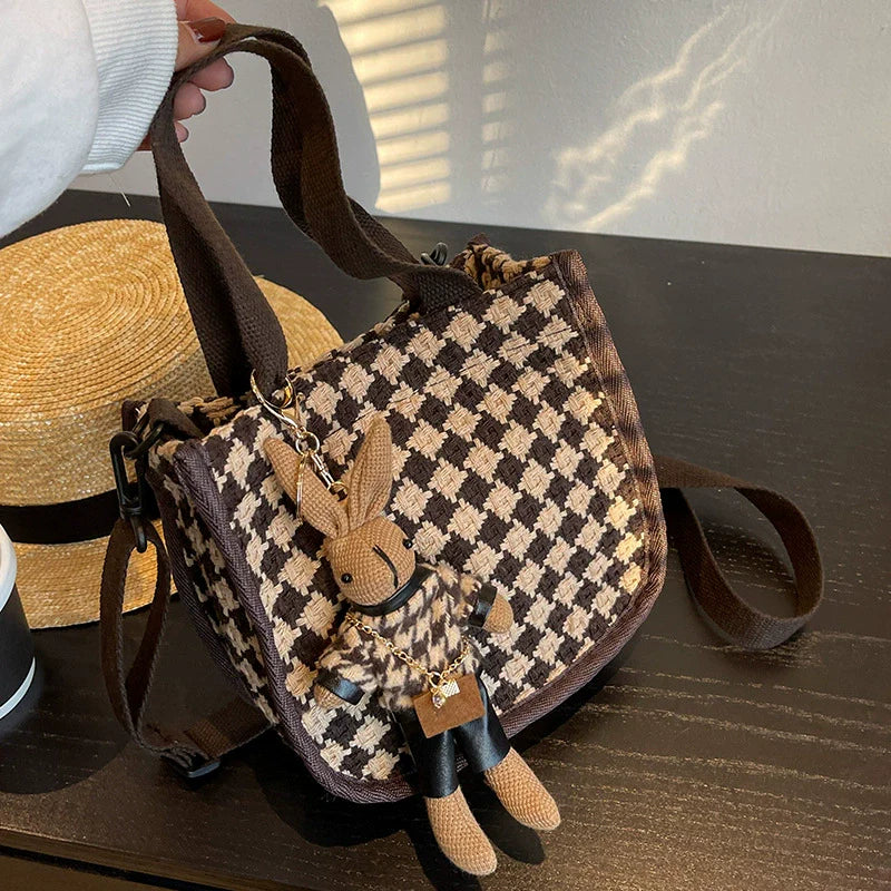 Knitted Bunny Purse