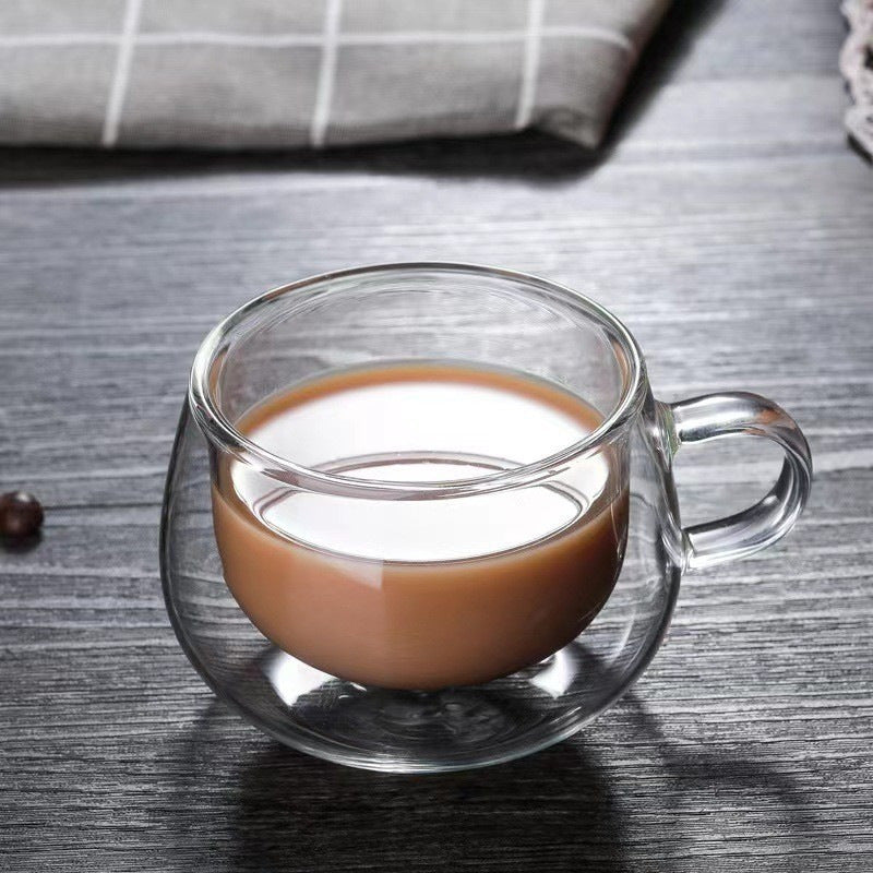 Double-Layer Glass Cup