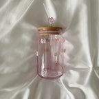 Crystal Bow Glass with Straw