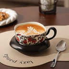 Vintage Flower Cup Set