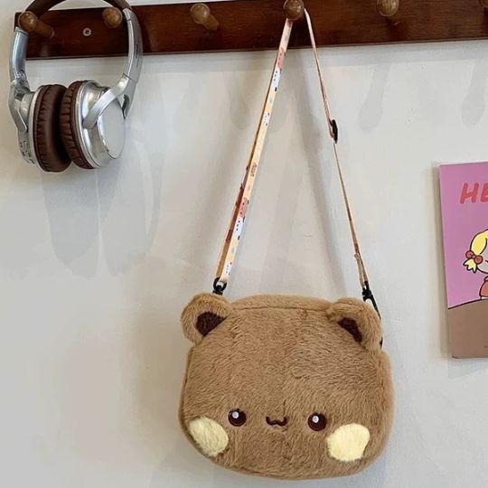 Cute Cartoon Furry Bag