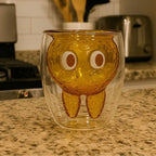 Labubu Double-layer Glass Cup