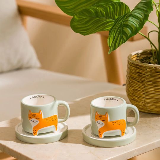 Cute Animal Mug Set