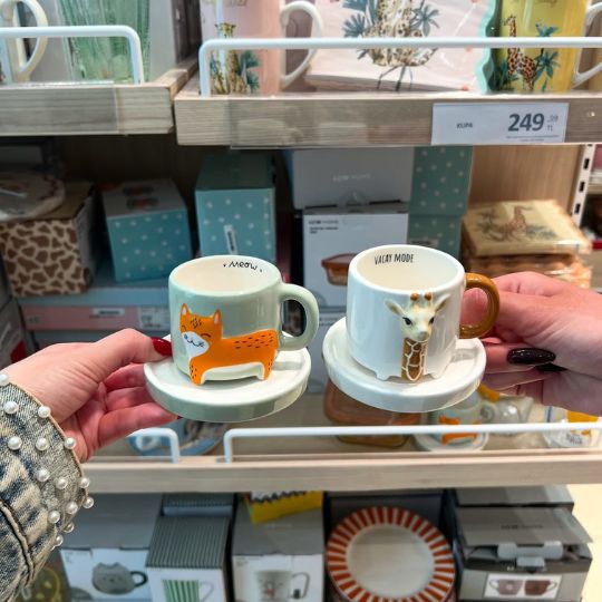Cute Animal Mug Set