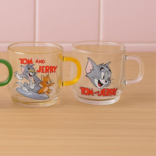 Tom & Jerry Transparent Cup Set