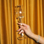Diamond Champagne Glass