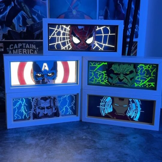 3D Anime Night Light