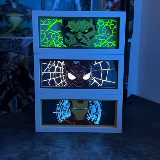 3D Anime Night Light