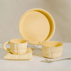 Cushion Style Ceramic Cup Set
