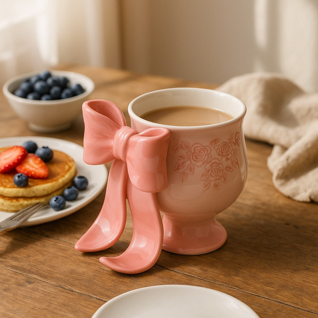 Cute Bow Cup