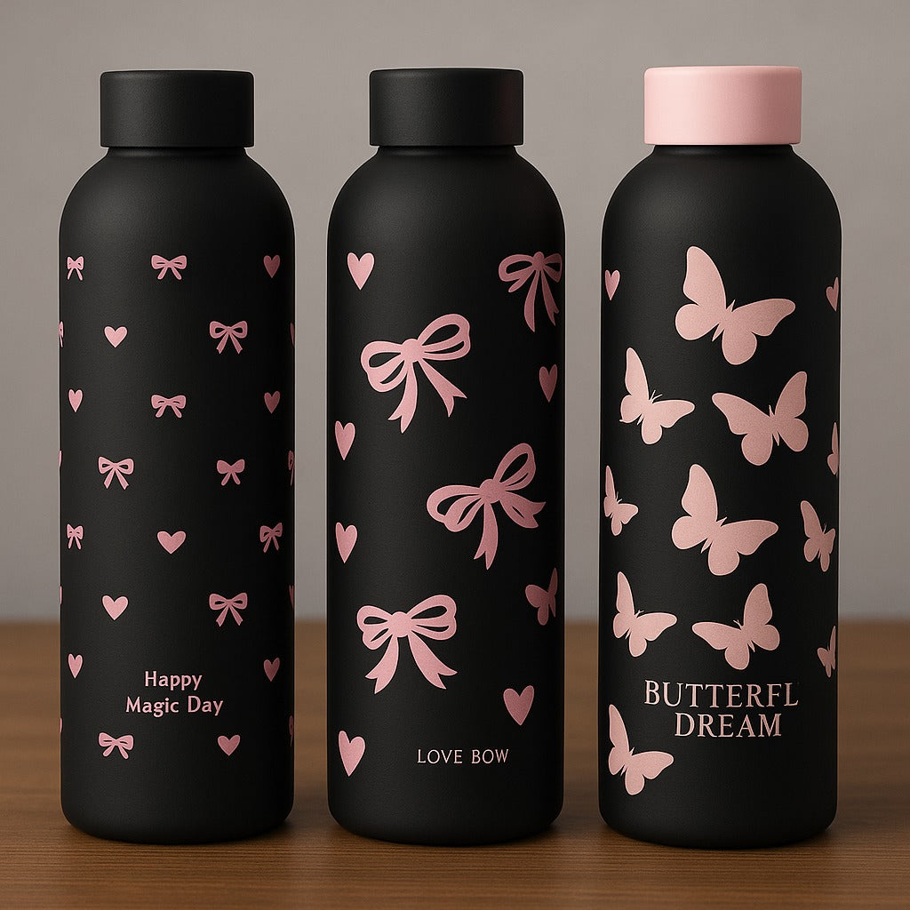 Pink Charm Water Bottles