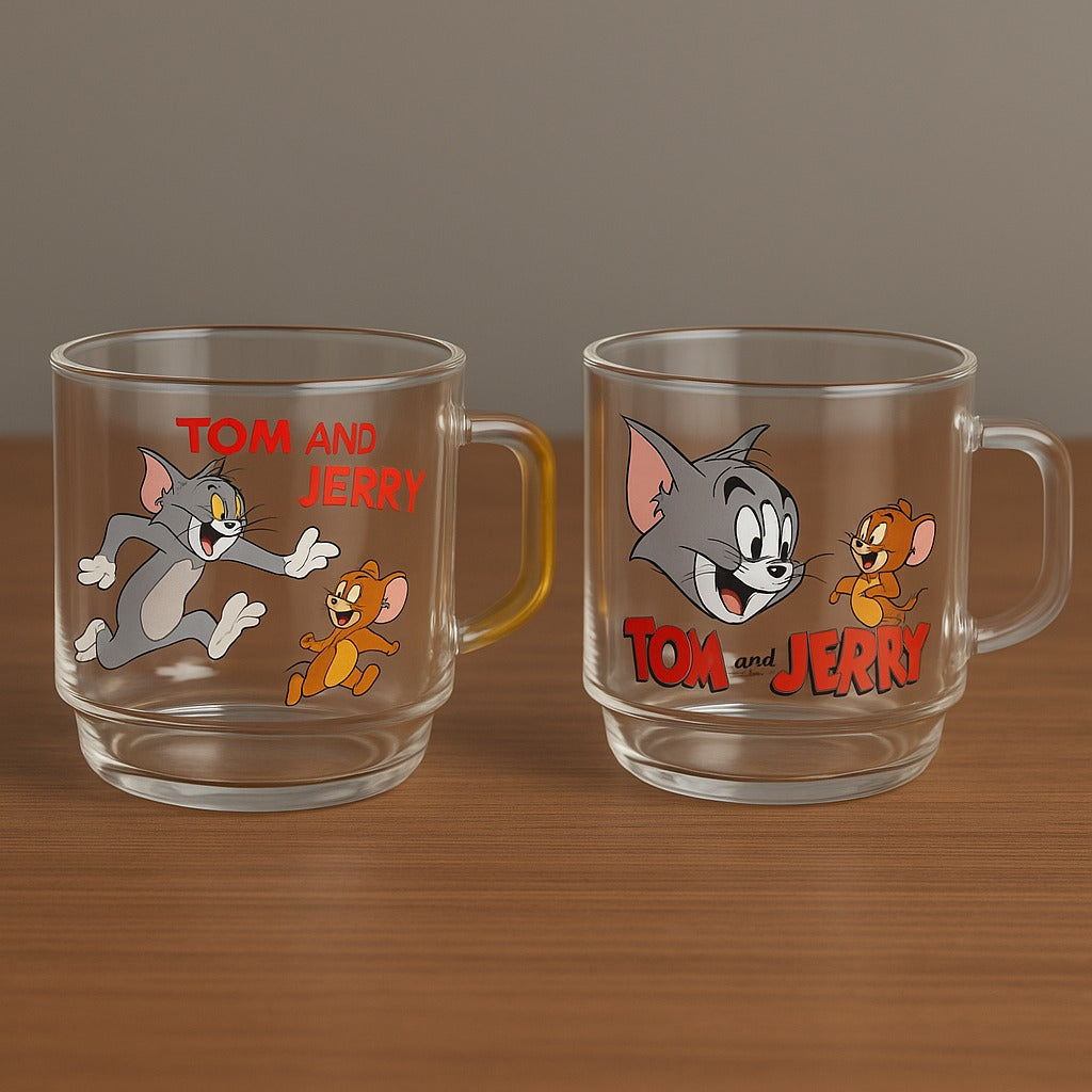 Tom & Jerry Transparent Cup Set