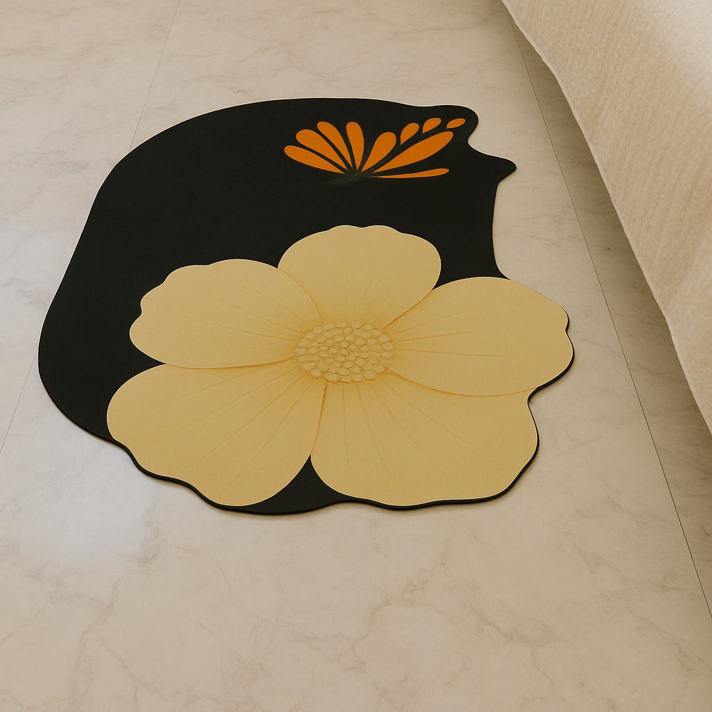 Floral Door Mat
