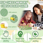 Flip-Match Chess Game 🎯 | Portable Memory & Matching Game for Kids & Family Fun ♟️|