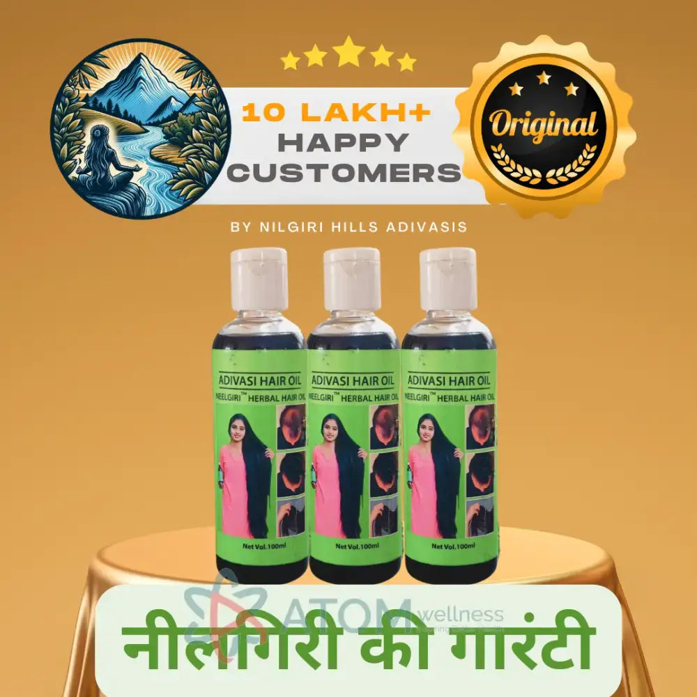 Adivasi Herbal Anti Hair Fall Hair Strengthening Combo Kit